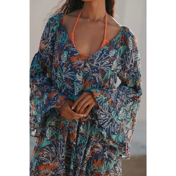Anthropologie Celandine Boho Cover-Up Tunic Dress - Picture 3 of 12
